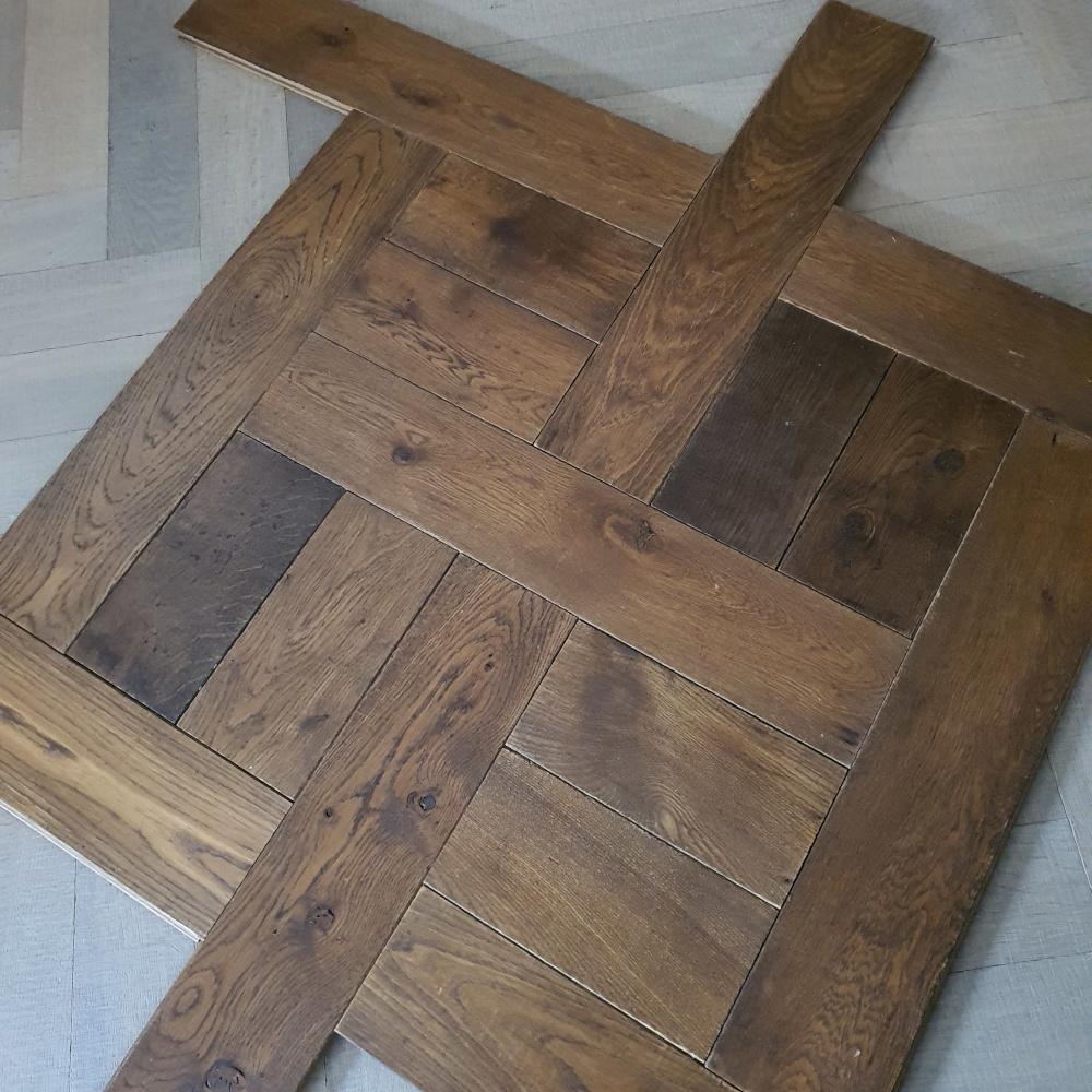 Unique Designparkett: Flechtmuster (Rechteck)