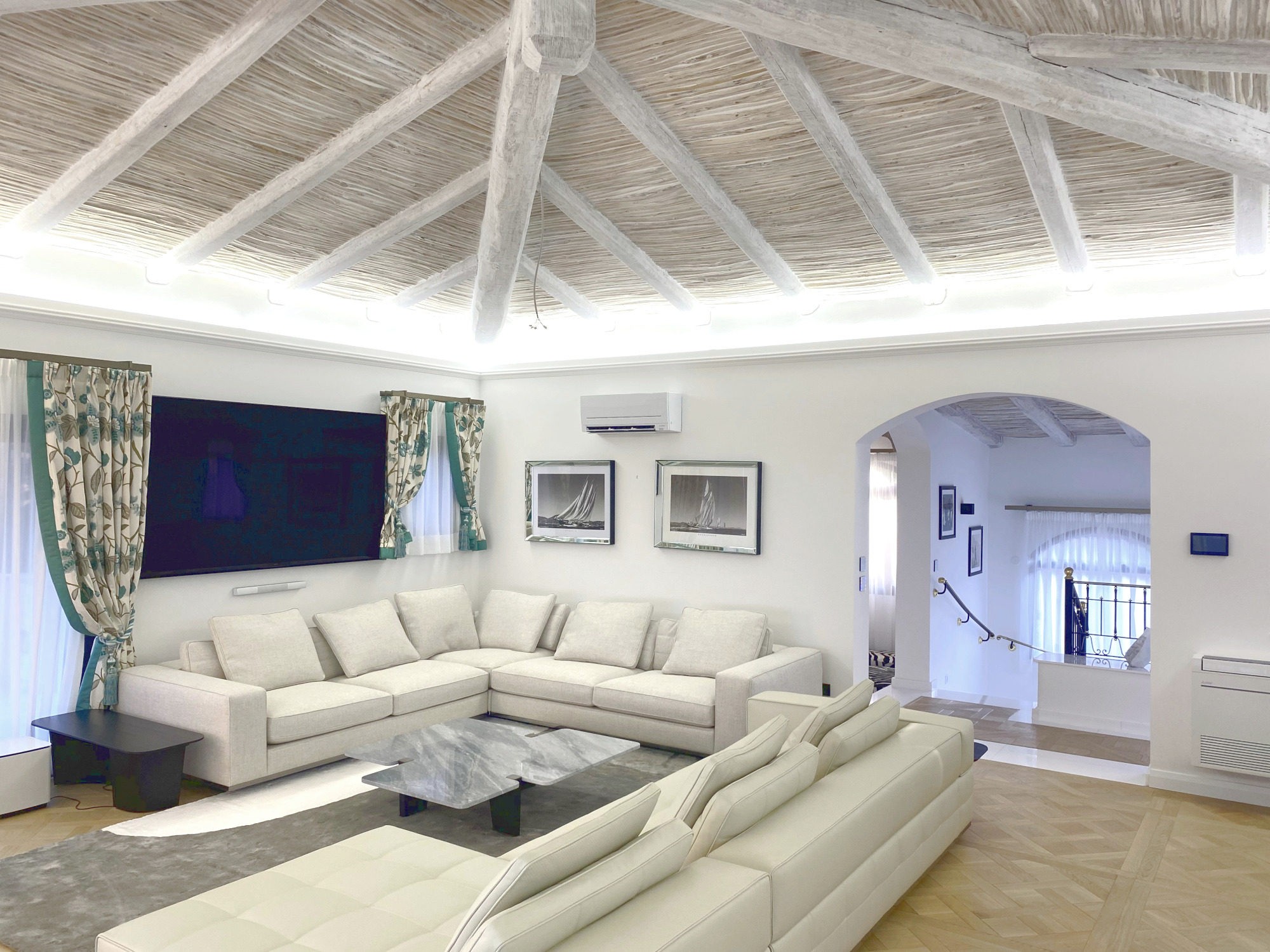 Tafelparkett Versailles, Sardinien Versaille-Tafel Eichenparkett