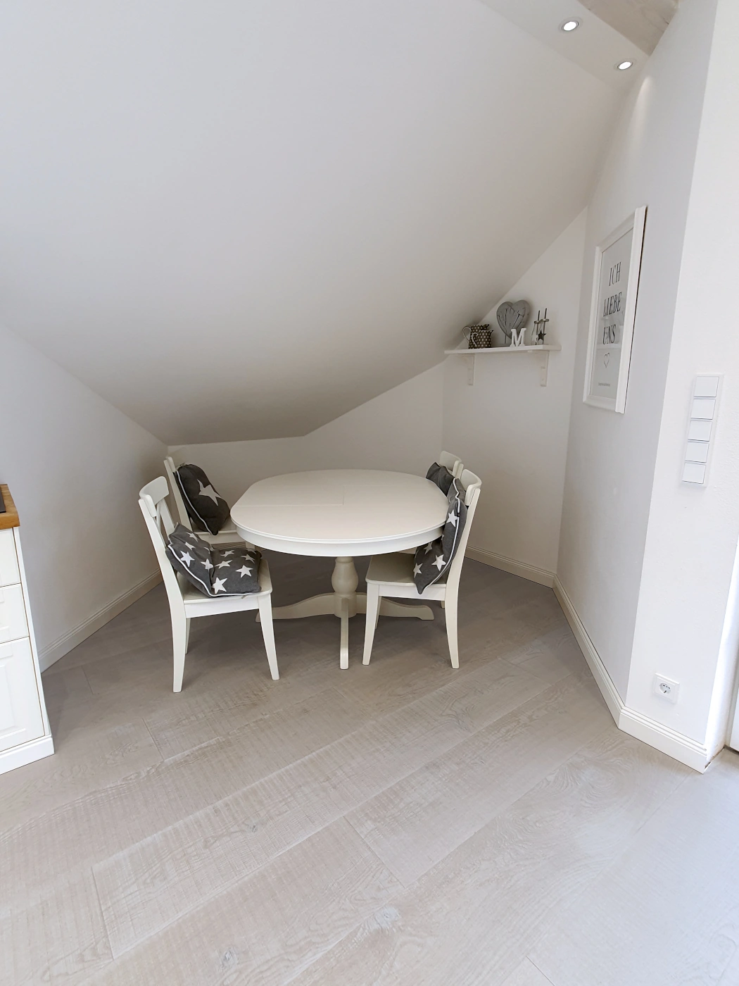 Weiße Eichendielen Intensive White Sägerau Breite Dielen, Landhausdielen, weiße Dielen