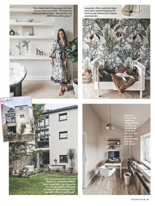 Eiche Antik Creamy Horse im Couch Magazin Presseartikel