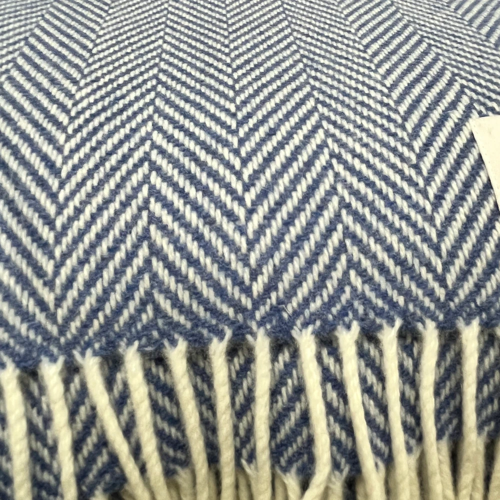 Plaid Cashmere Merino von Foxford - Blue Atlantic Plaid Cashmere Merino von Foxford - Blue Atlantic