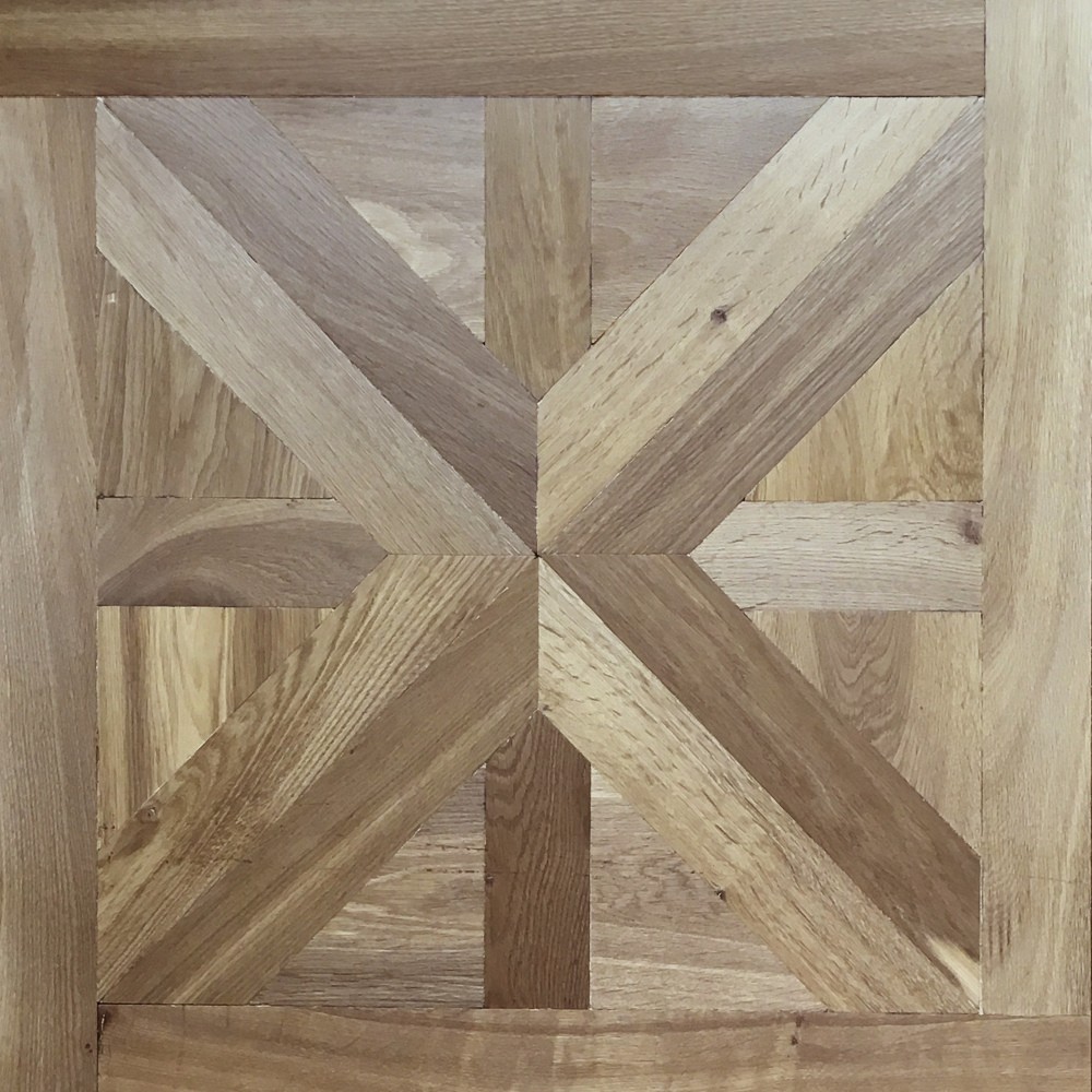 Tafelparkett Croce - Design 1, Eiche Naturöl Parkett-Tafel