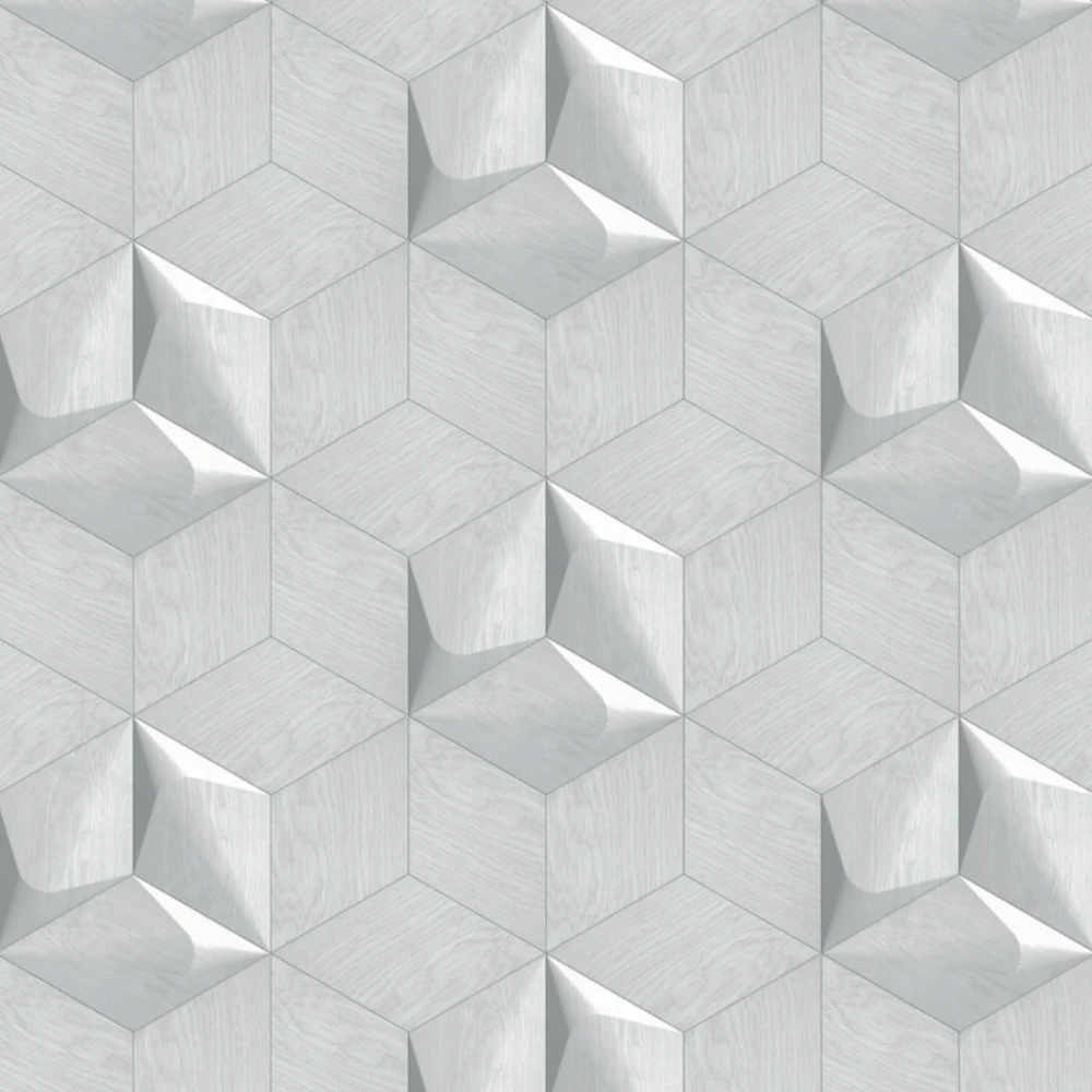 Wanddesign mit Rhombus Plus und Karo 3D Wandverkleidung Echtholz
