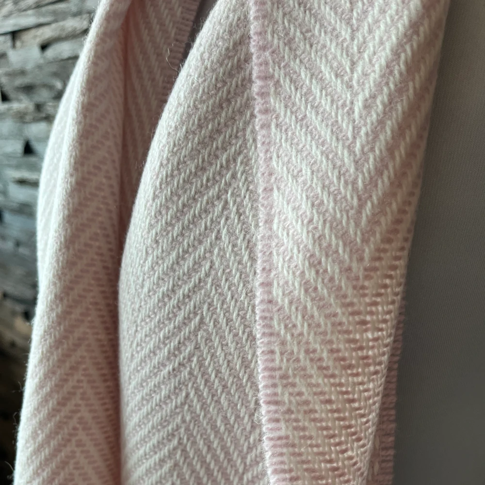 Schal Foxford Lambswool + Cashmere Rose & Cream Schal Foxford Lambswool + Cashmere Rose & Cream