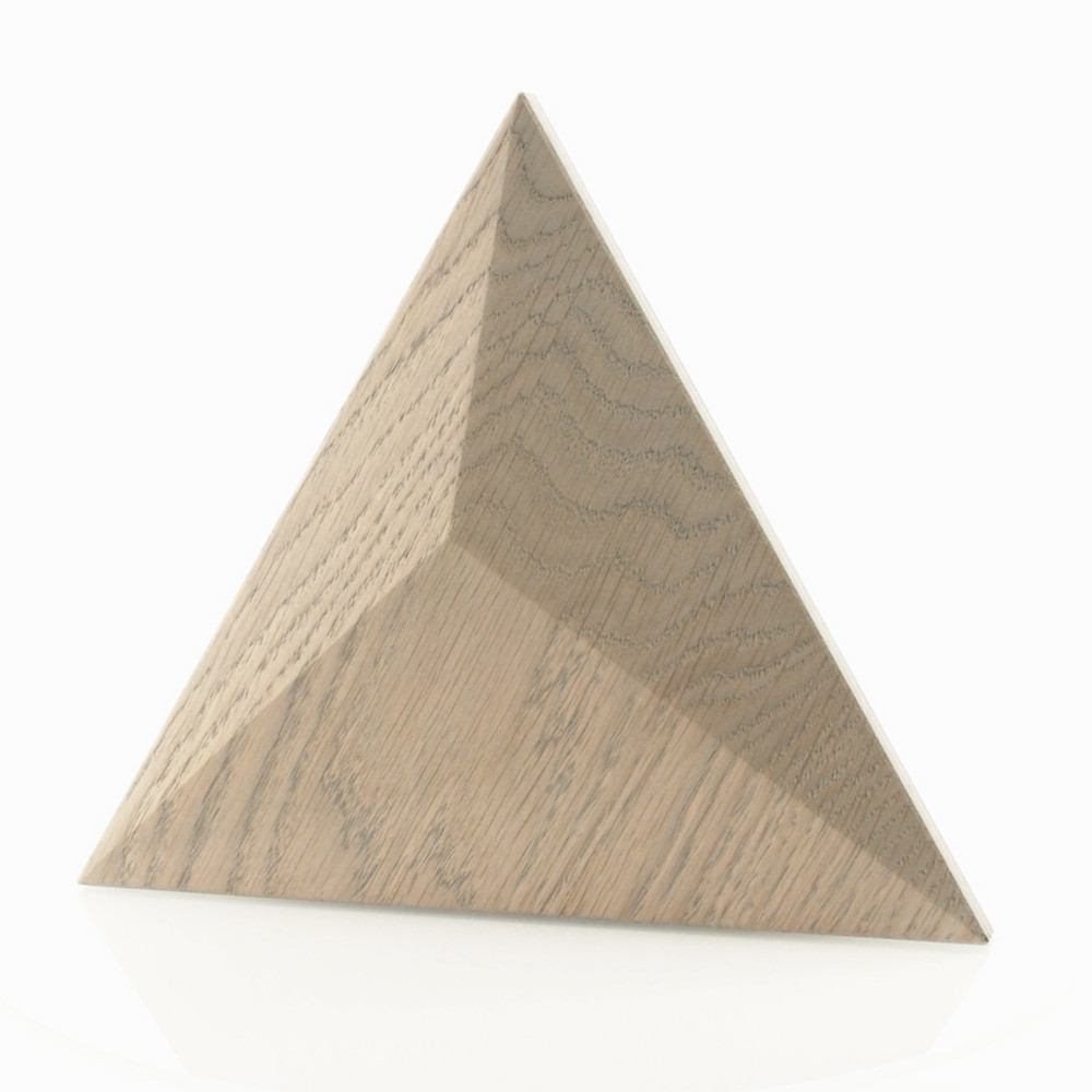 Wanddesign Pyramide 3D: Eiche zartgrau Wandverkleidung