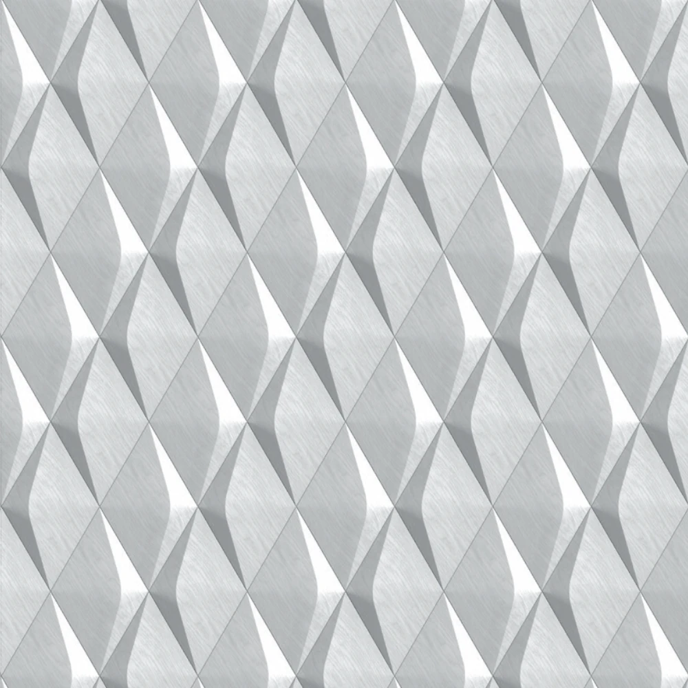 Wanddesign mit Rhombus Minus 3D Wandverkleidung Echtholz