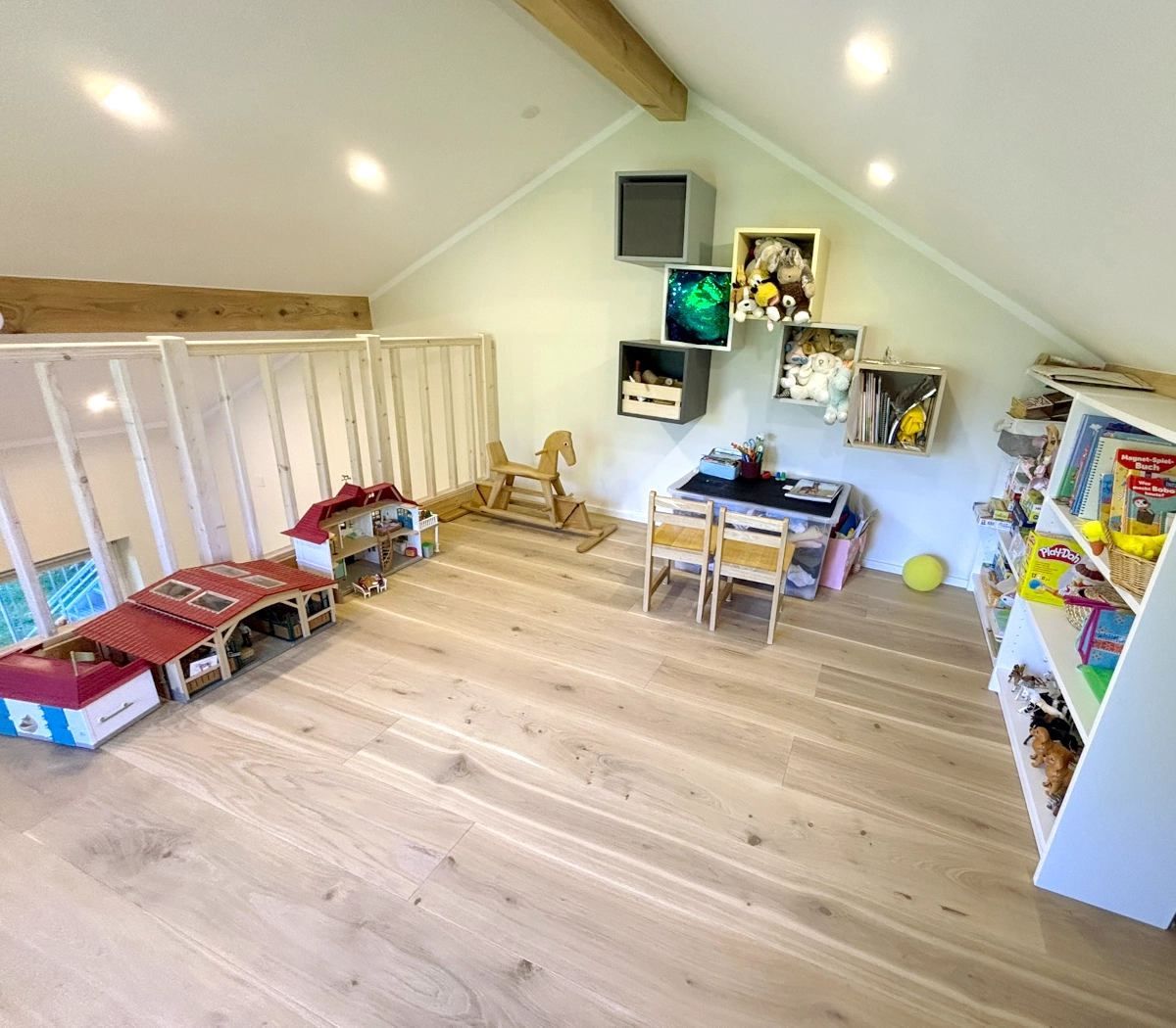 Dielen Eiche Cotton, Rustic Helle Eichendielen Kinderzimmer