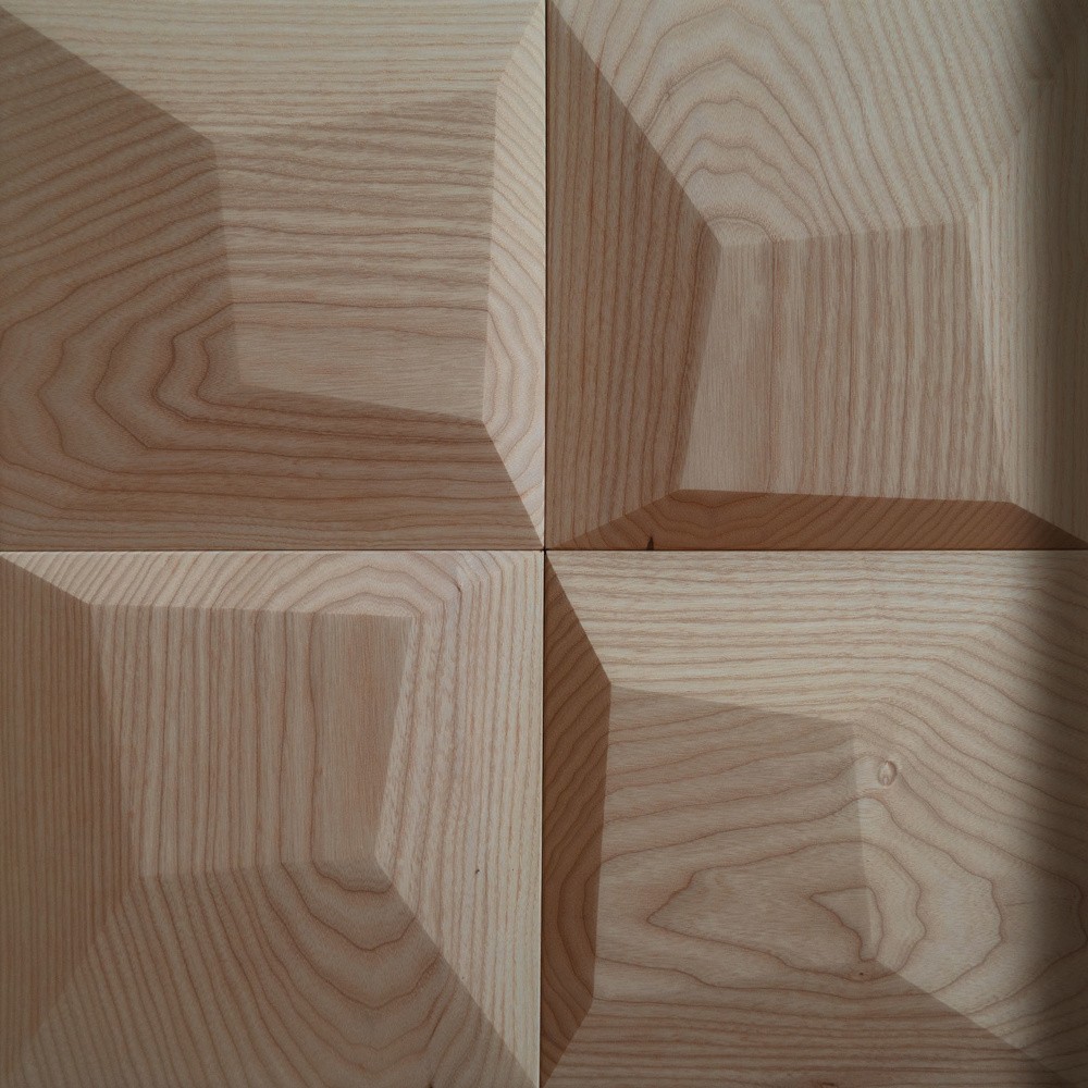 Kissen, Esche Wandverkleidung Exklusiv 3D