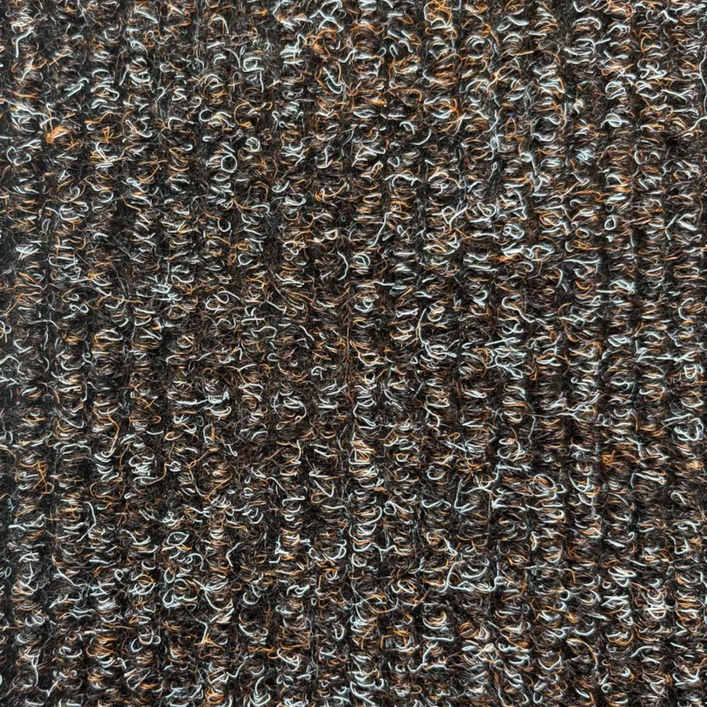 Alu / Rips Braun - bodenebene Sauberlaufmatte Alu / Rips Braun - bodenebene Sauberlaufmatte