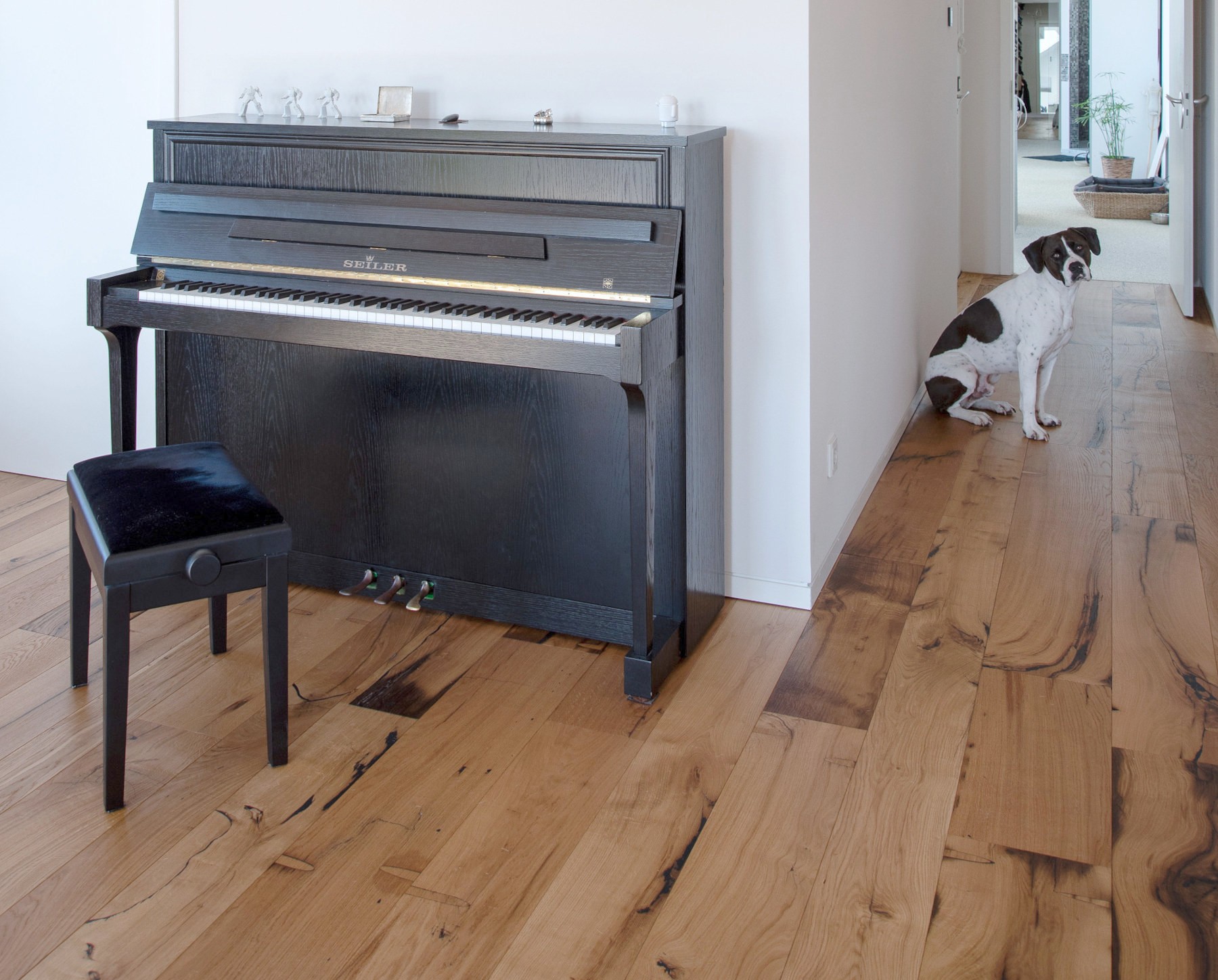 Eichendielen Altholz im Berliner Altbau Altholzparkett