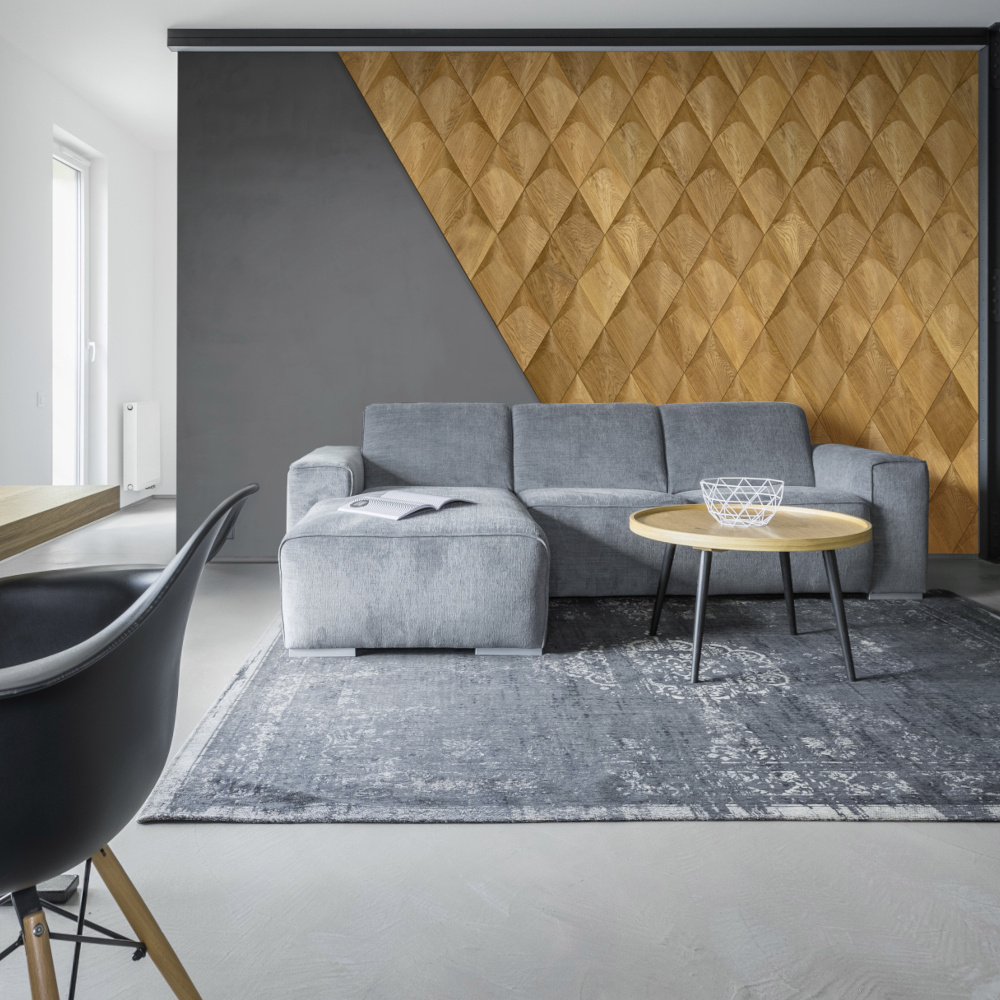 Wanddesign 3D Rhombus Plus, Eiche natur, geölt Wandverkleidung Echtholz