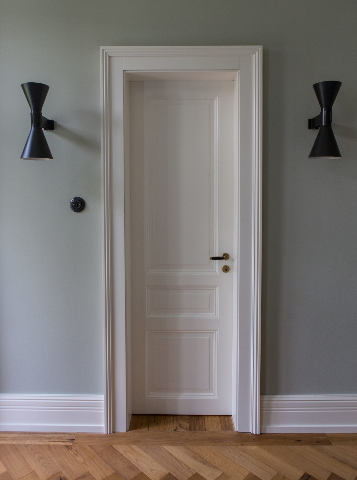 Fischgrät aus naturgeöltem Altholz im denkmalgeschützten Altbau Fischgrätparkett, Altholzparkett, Naturöl