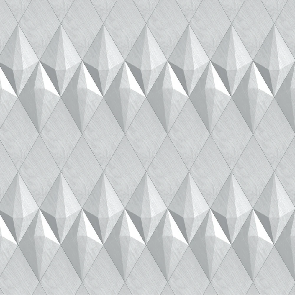 Wanddesign mit Diamant und Karo 3D Wandverkleidung Echtholz