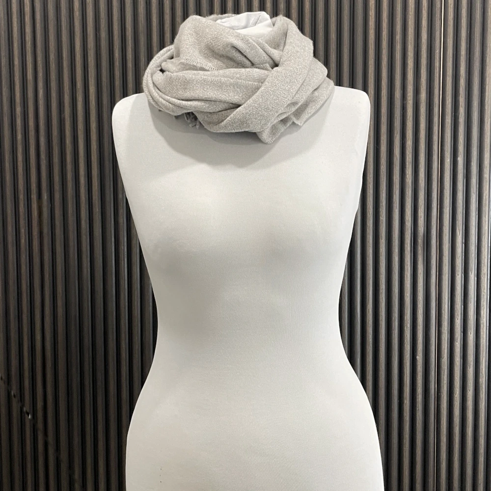 Cashmere Schal - 100 % Cashmere - Classic Grey Grauer Schal Kaschmirwolle