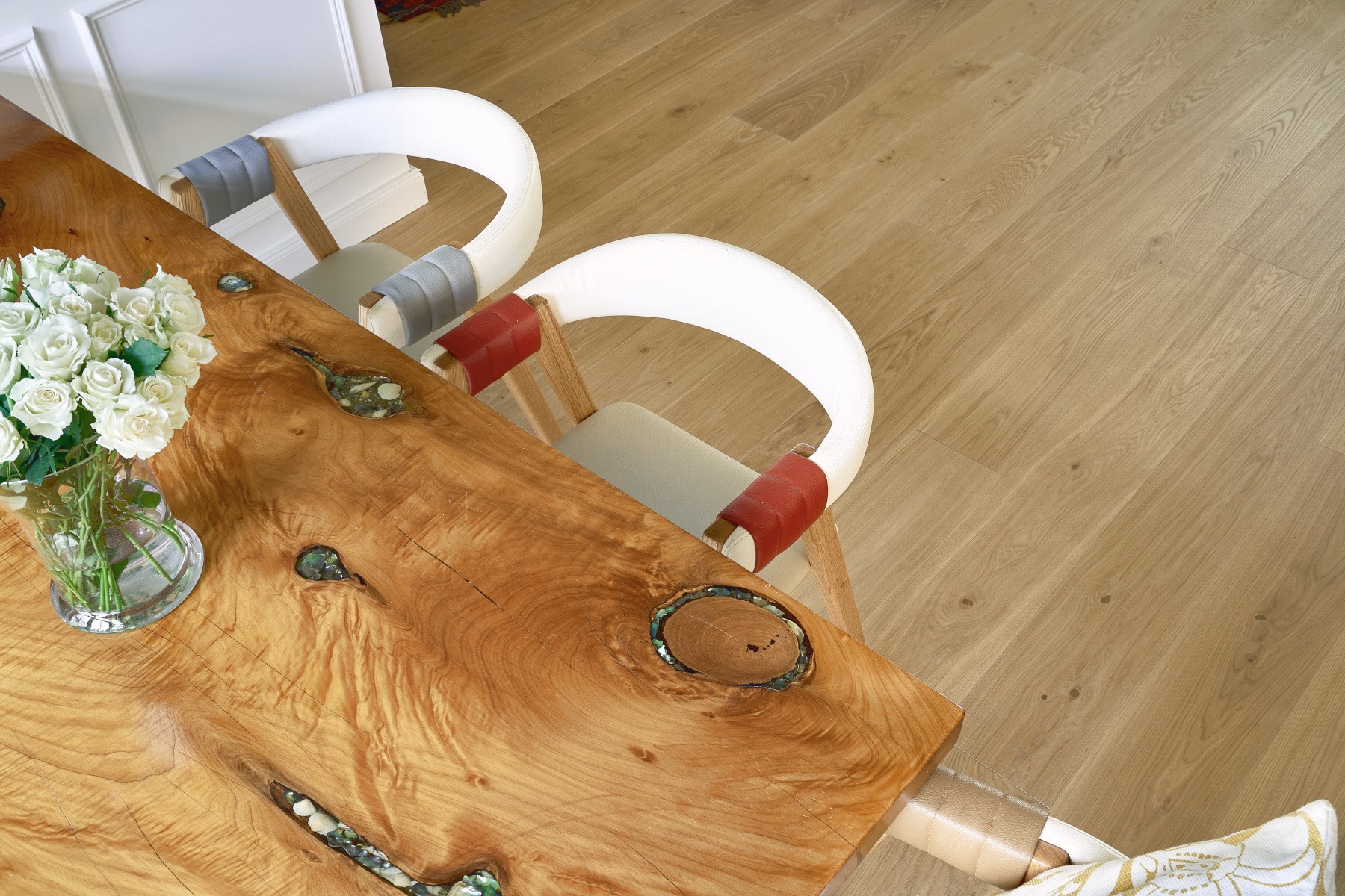 Landhausdielen Eiche Clear White Helle Eichendielen