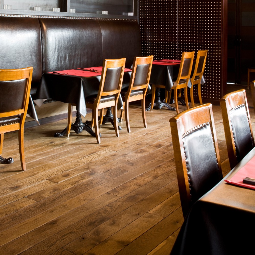 Dielen Antik Brown Wax Antik-Dielen mittelbraun Restaurant