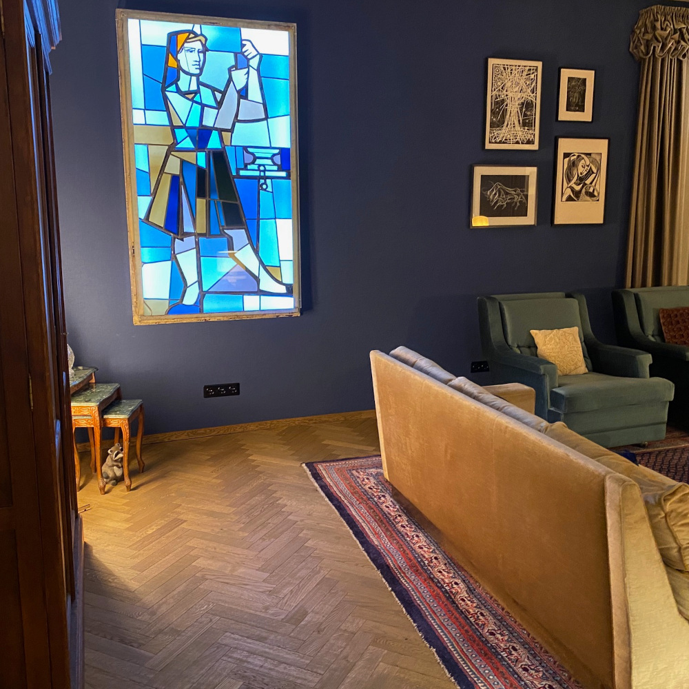 Fischgrät Eiche Antik Walnut Horse Braunes Fischgrätparkett