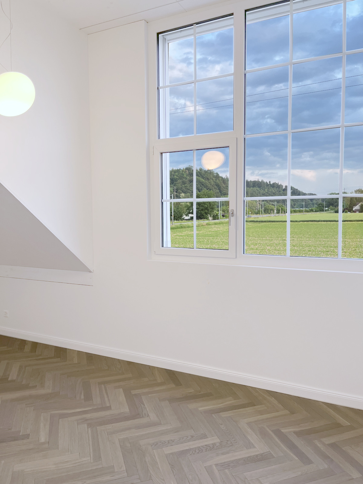 Fischgrät Parkett Antik Smoky Horse - Silk Grey Klassisches Fischgrätparkett, Antikparkett