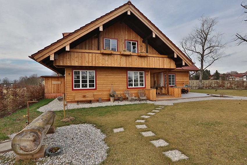 Historisches Seehaus in Oberbayern