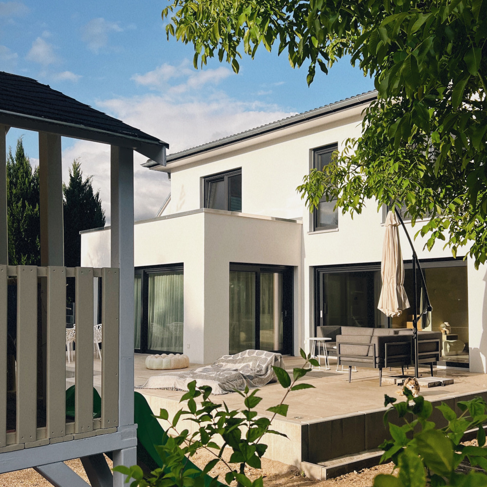 Patrizias Neubau mit Französischem Fischgrätparkett