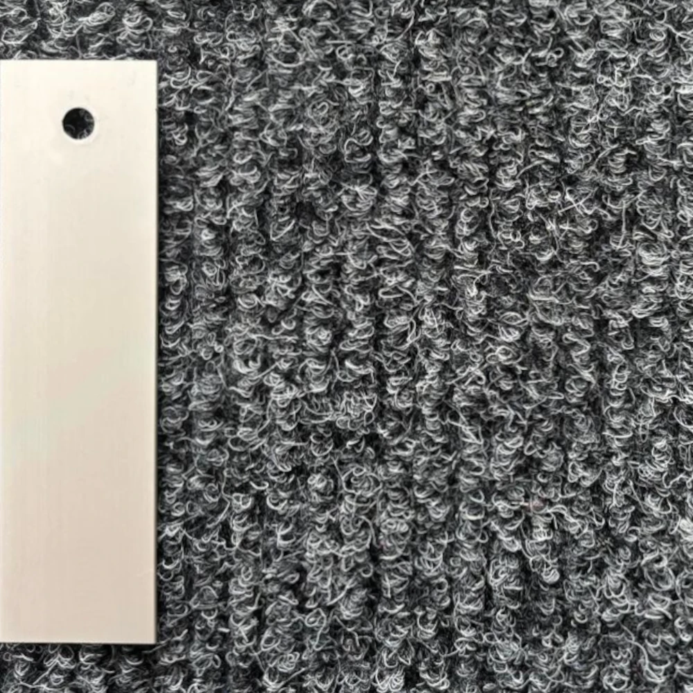 Alu / Rips Grau - bodenebene Sauberlaufmatte