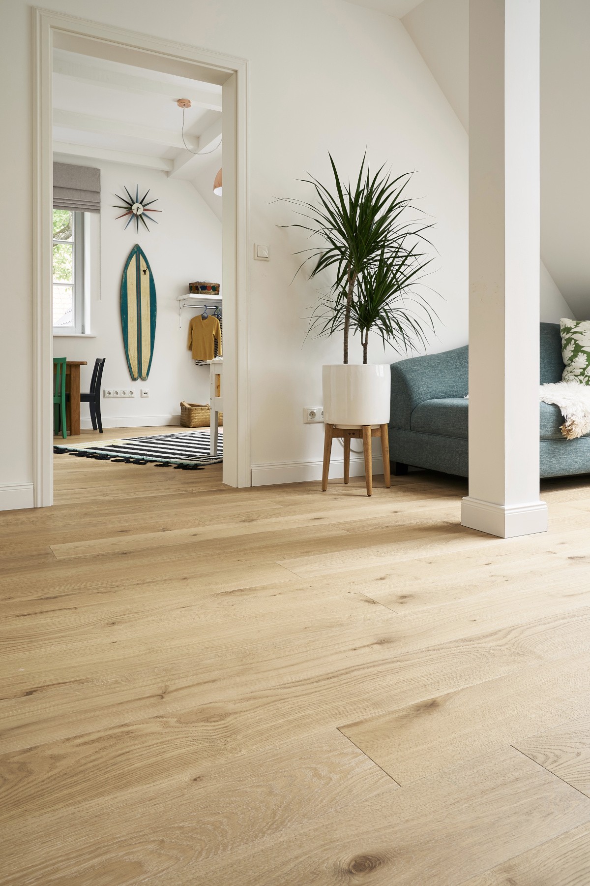 Landhausdielen Eiche Clear White Helle Eichendielen