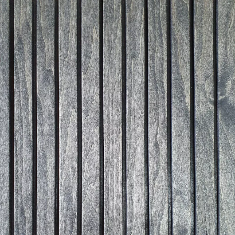 Wandverkleidung Holz Schwarz