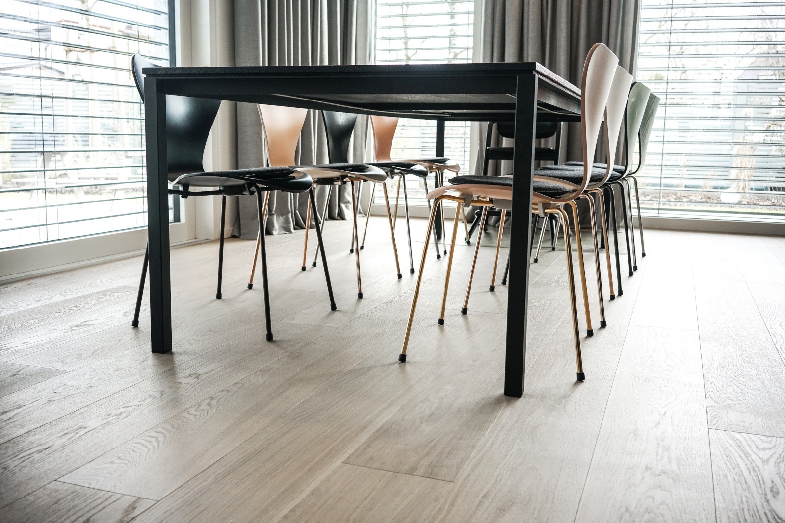 Landhausdielen Eiche Superwhite Helle Eichendielen Esstisch