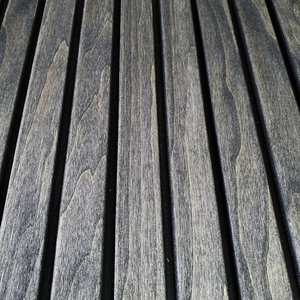 Wandverkleidung Holz Schwarz