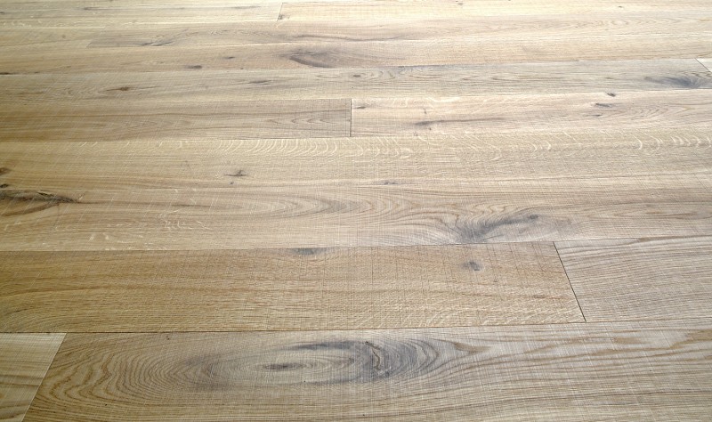 Mehrschichtdielen Eiche Sägerau Clear White Parkett Helle Eichendielen