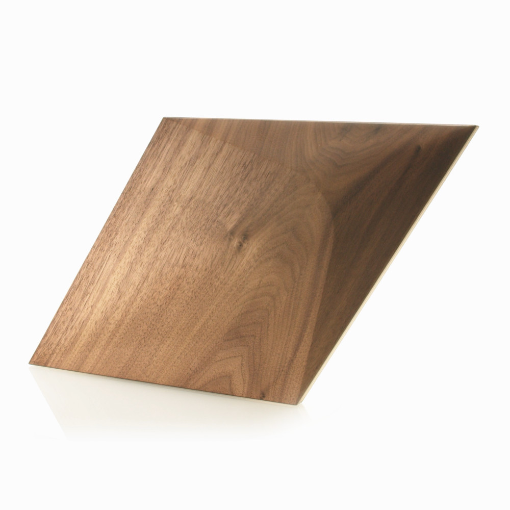 Wanddesign 3D Rhombus Plus, Walnuss geölt Wandverkleidung Echtholz