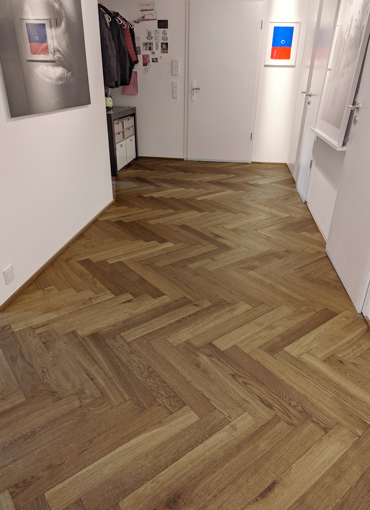 Fischgrät Eiche Antik Perpignan Antikparkett Räuchereiche