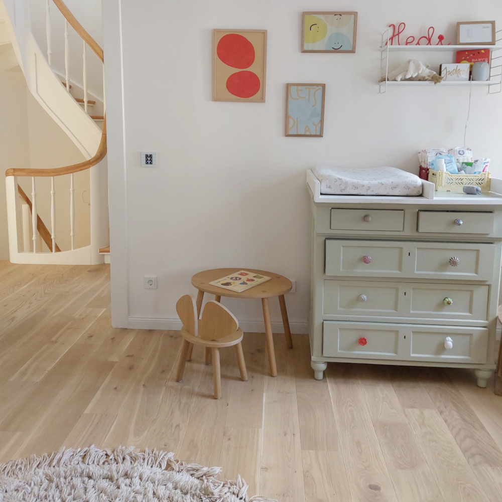 Dielen Eiche Natural White Helle Eichendielen Kinderzimmer