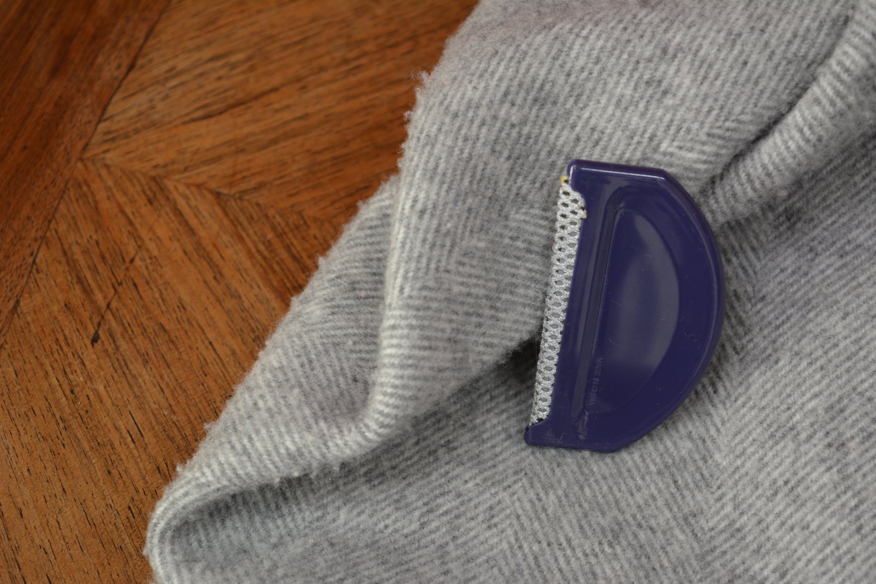 Pilling bei Wolldecke