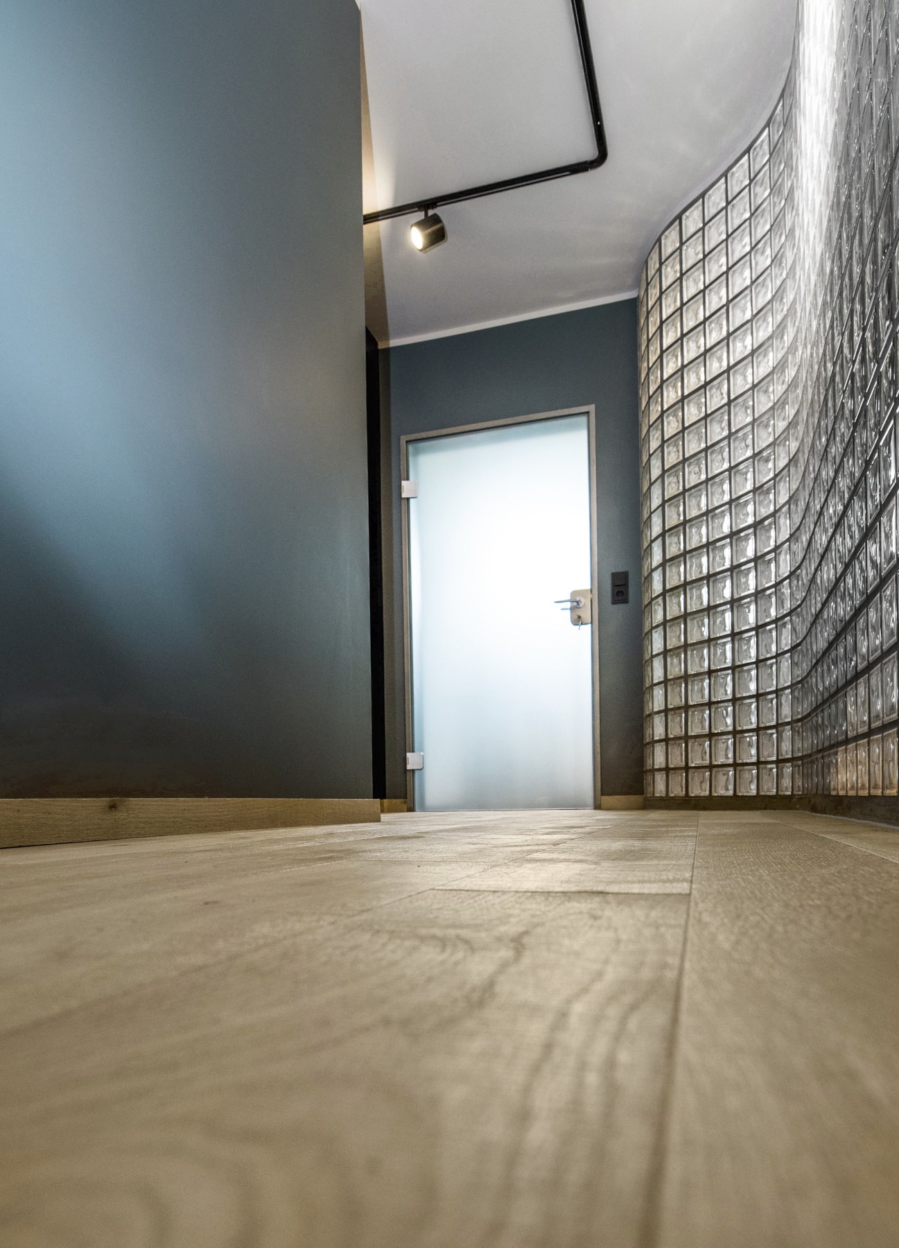 Dielen Cristal Grey Sägerau Eiche angeräuchert grau-braun