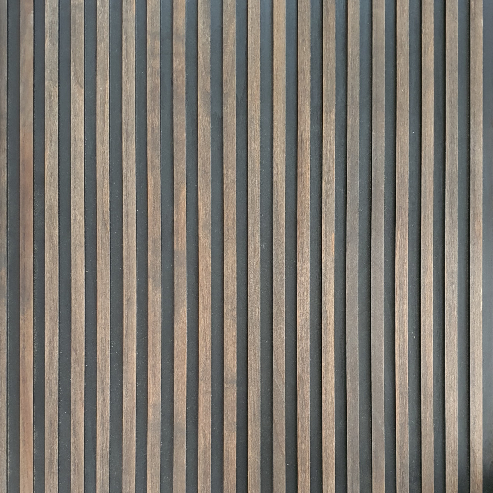 Wandpaneel Massivholz Square 15, Farbton Weathered Bronze Wandverkleidung Holz Braun