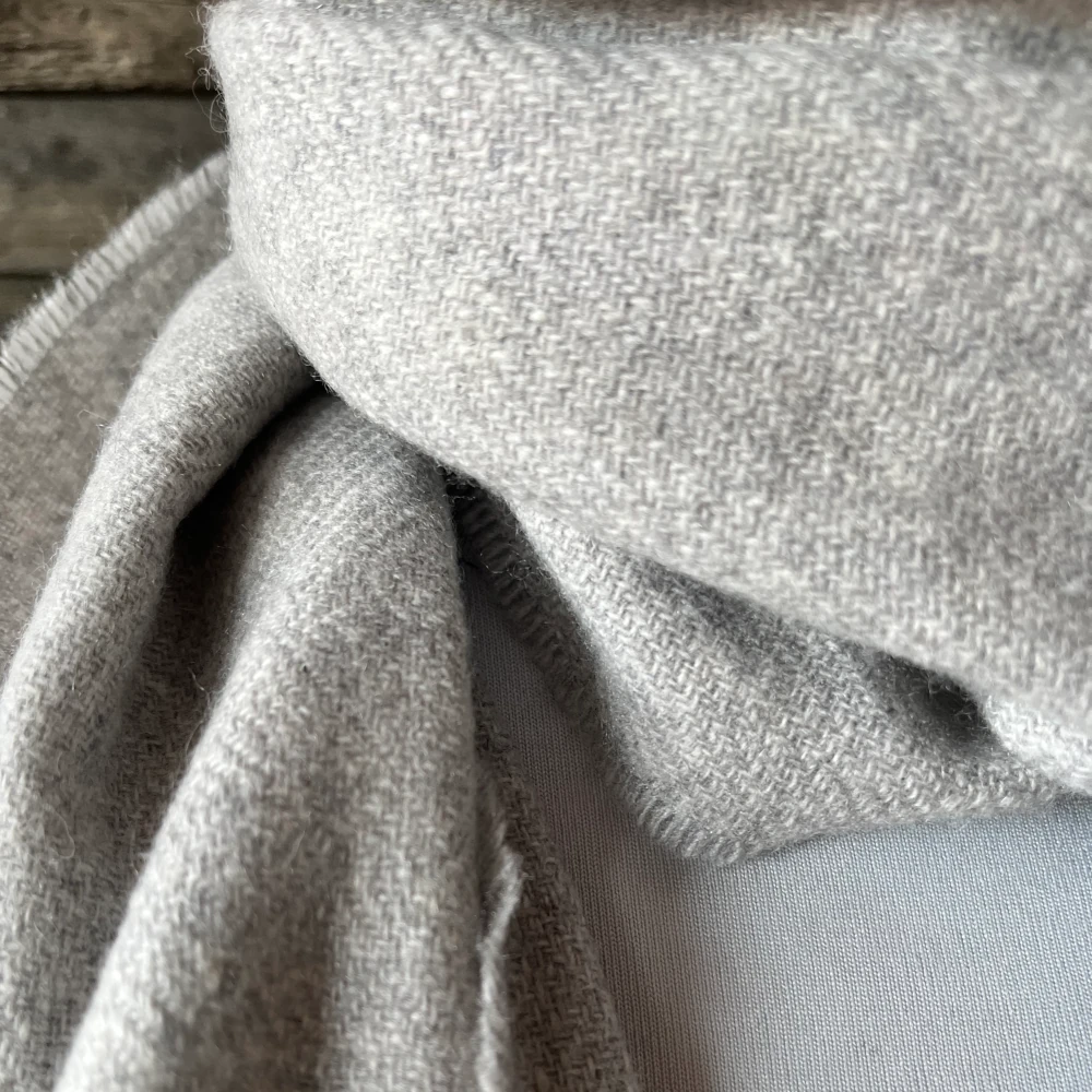 Cashmere Schal - 100 % Cashmere - Classic Grey