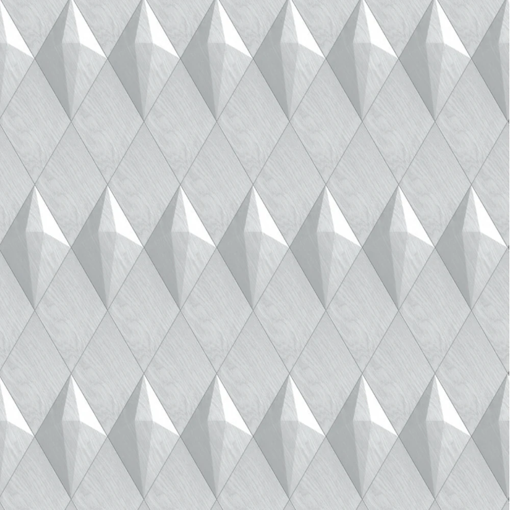 Wanddesign mit Diamant und Karo 3D Wandverkleidung Echtholz