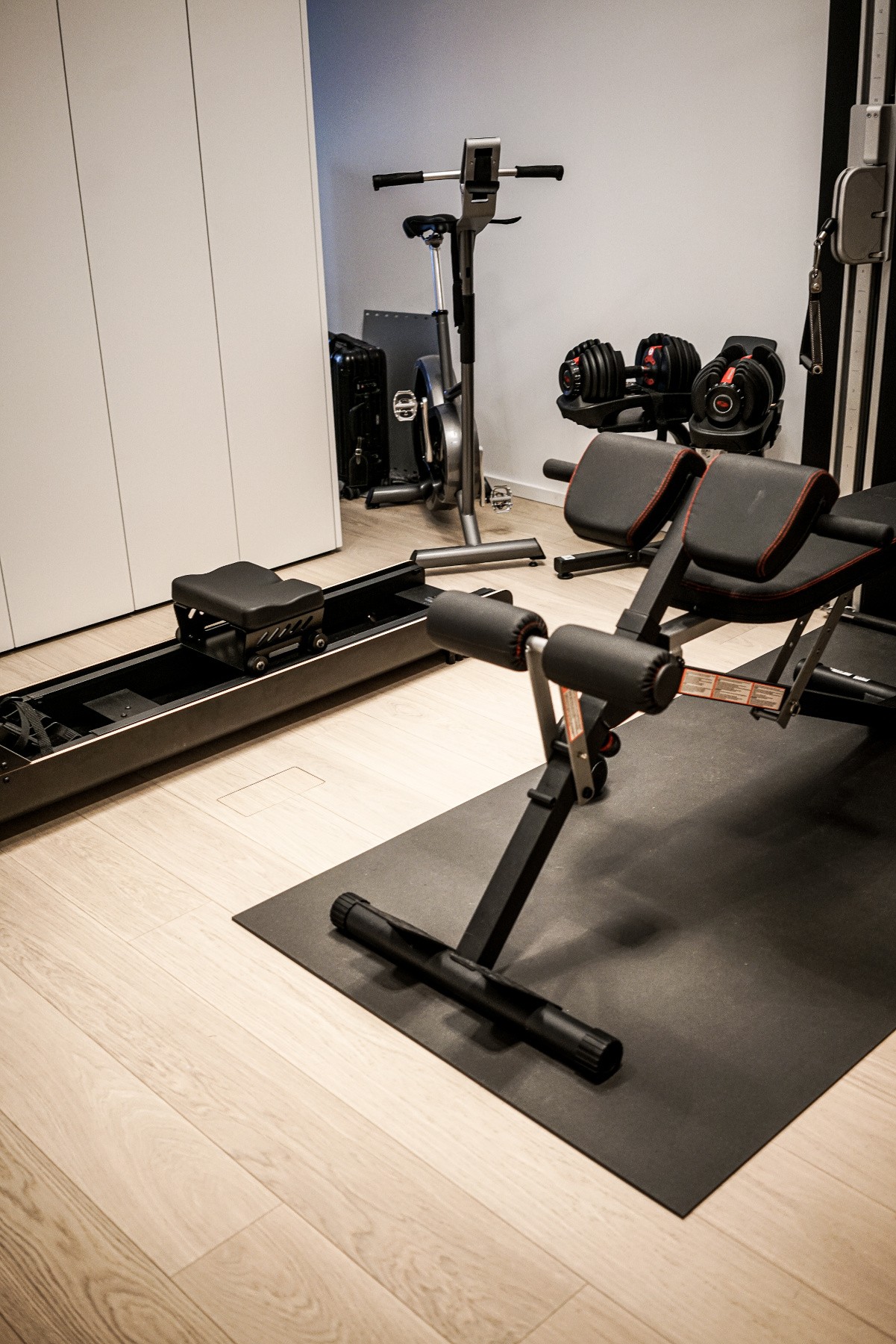 Landhausdielen Eiche Superwhite Helle Eichendiele Fitnessraum